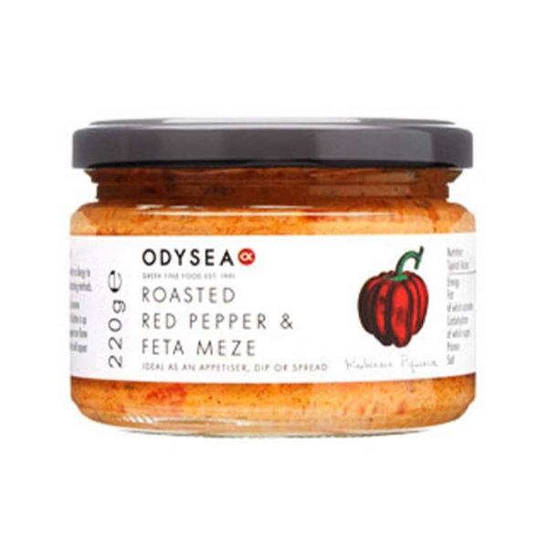Rote Paprika mit Feta-Käse Meze von Odysea 220g